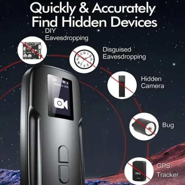 Hidden Camera Detectors Device Detector, Spy Detector, RF / Bug Signal ...
