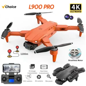 QJ L900 Pro 4K Professional GPS Drone with 5G FPV, Dual Camera, 28 Min Flight Time & Brushless Motors