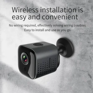 Mini 1080P WiFi Security Camera | Wireless CCD Surveillance Cam | MicroSD Storage | Remote Viewing | No Built-In Memory