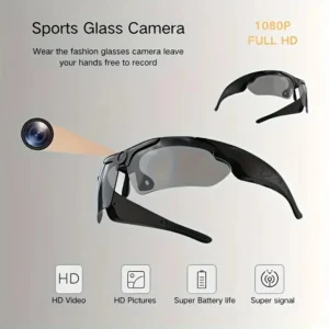 1080P HD Eyewear Camera Glasses – KIDKD H23, 32GB ROM, TF Card Slot, Hidden Video Recorder for Outdoor Use**